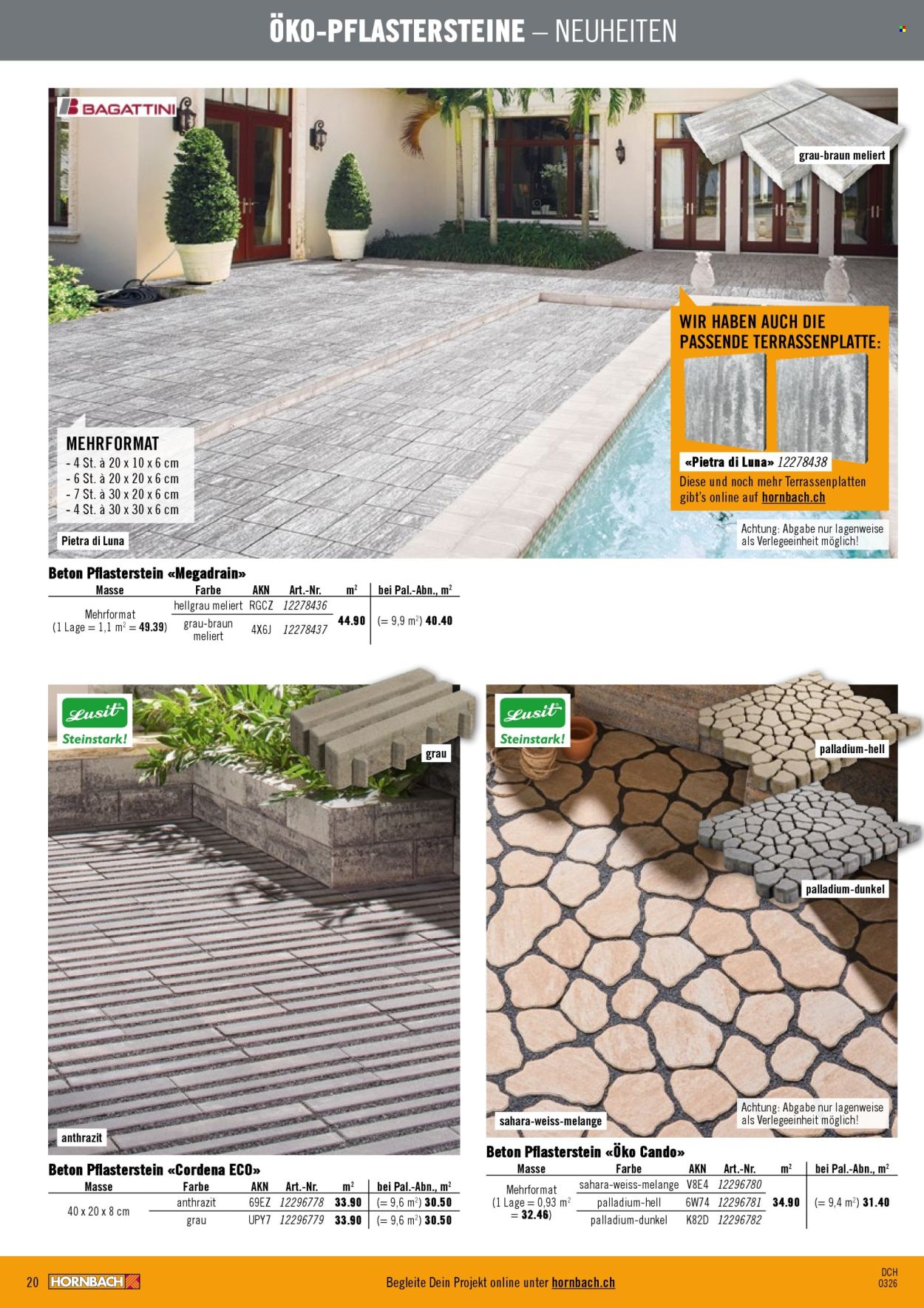 Volantino Hornbach. Pagina 20