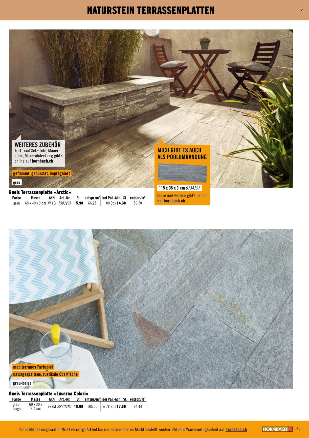 Volantino Hornbach. Pagina 71