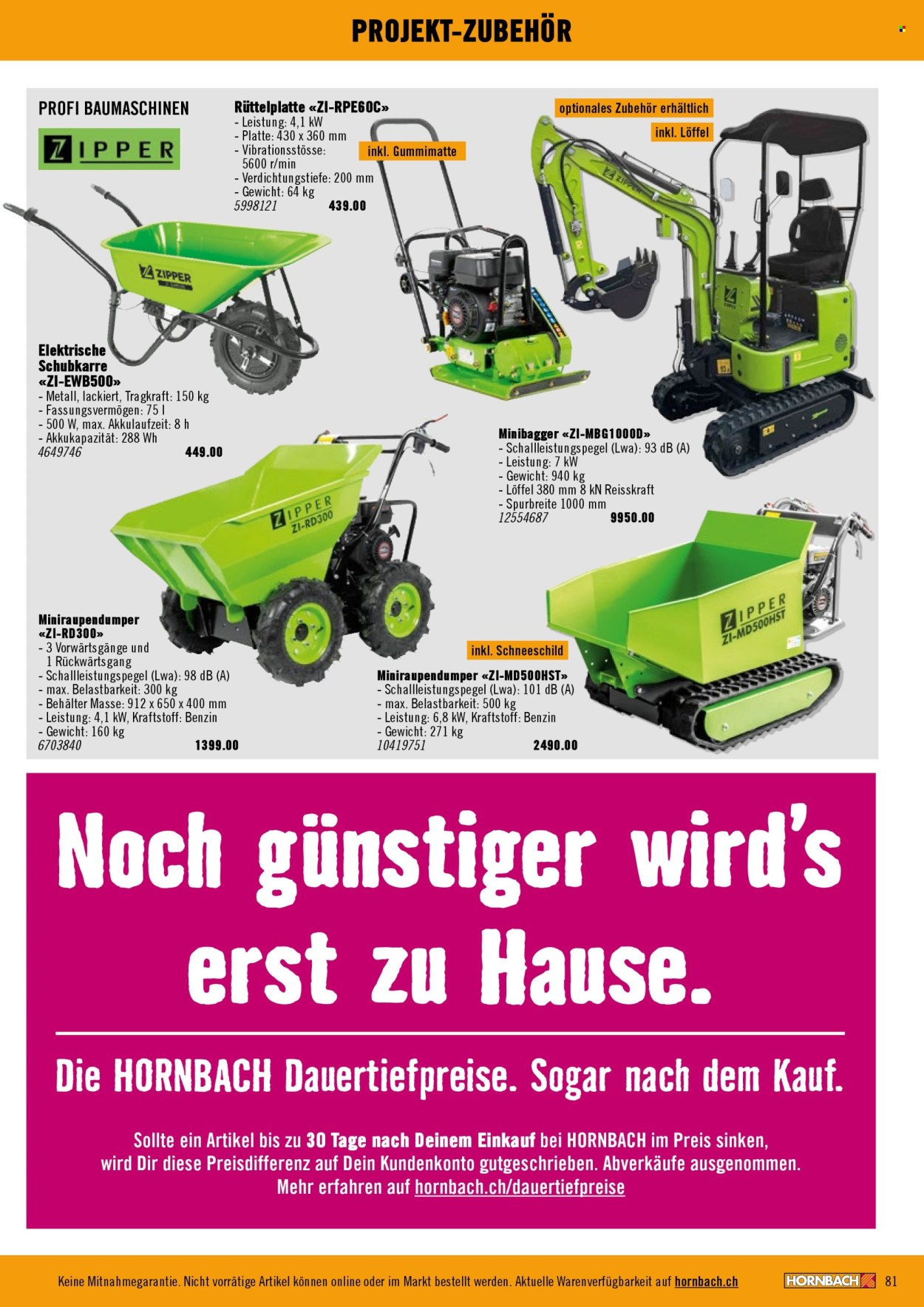 Volantino Hornbach. Pagina 81
