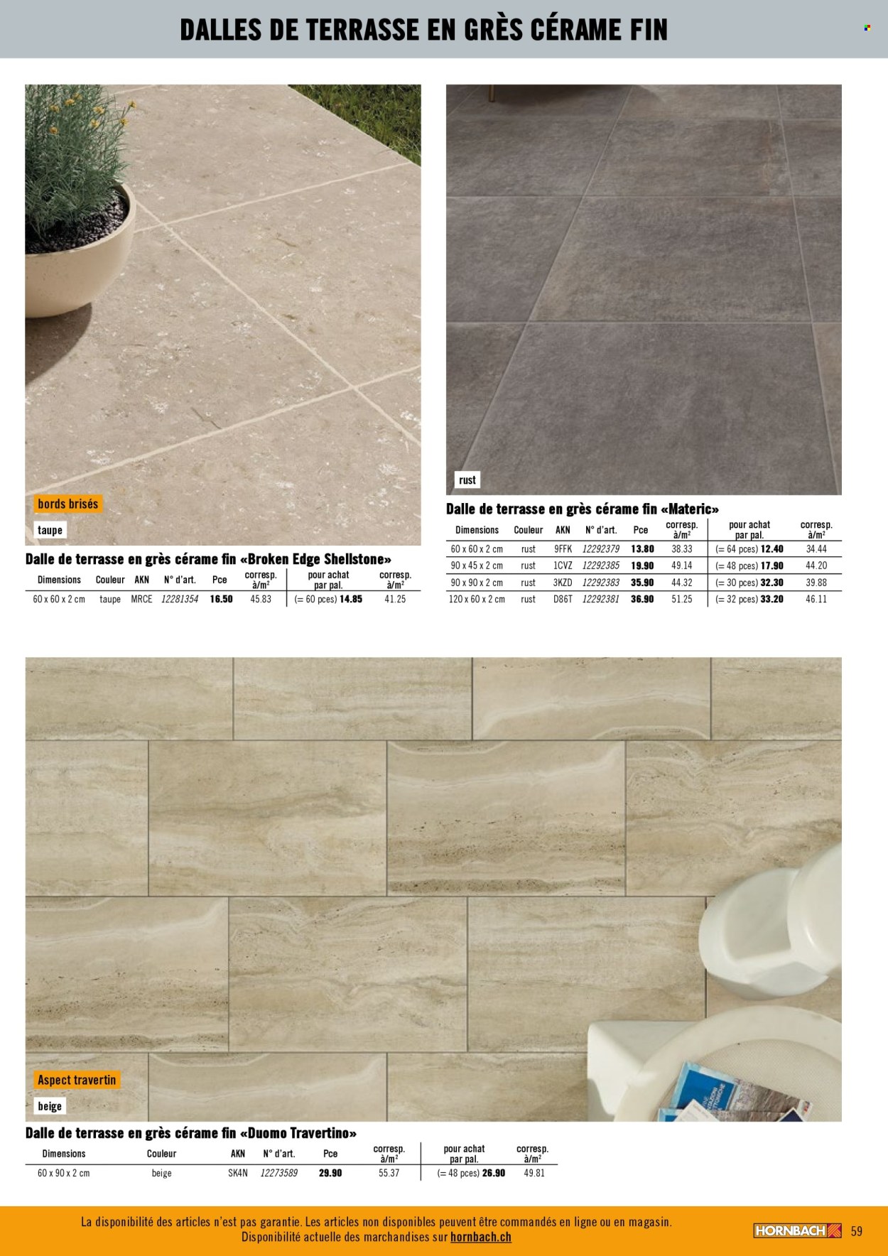 Volantino Hornbach. Pagina 59