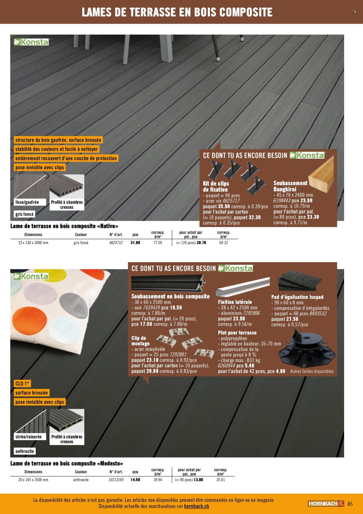 Volantino Hornbach. Pagina 85