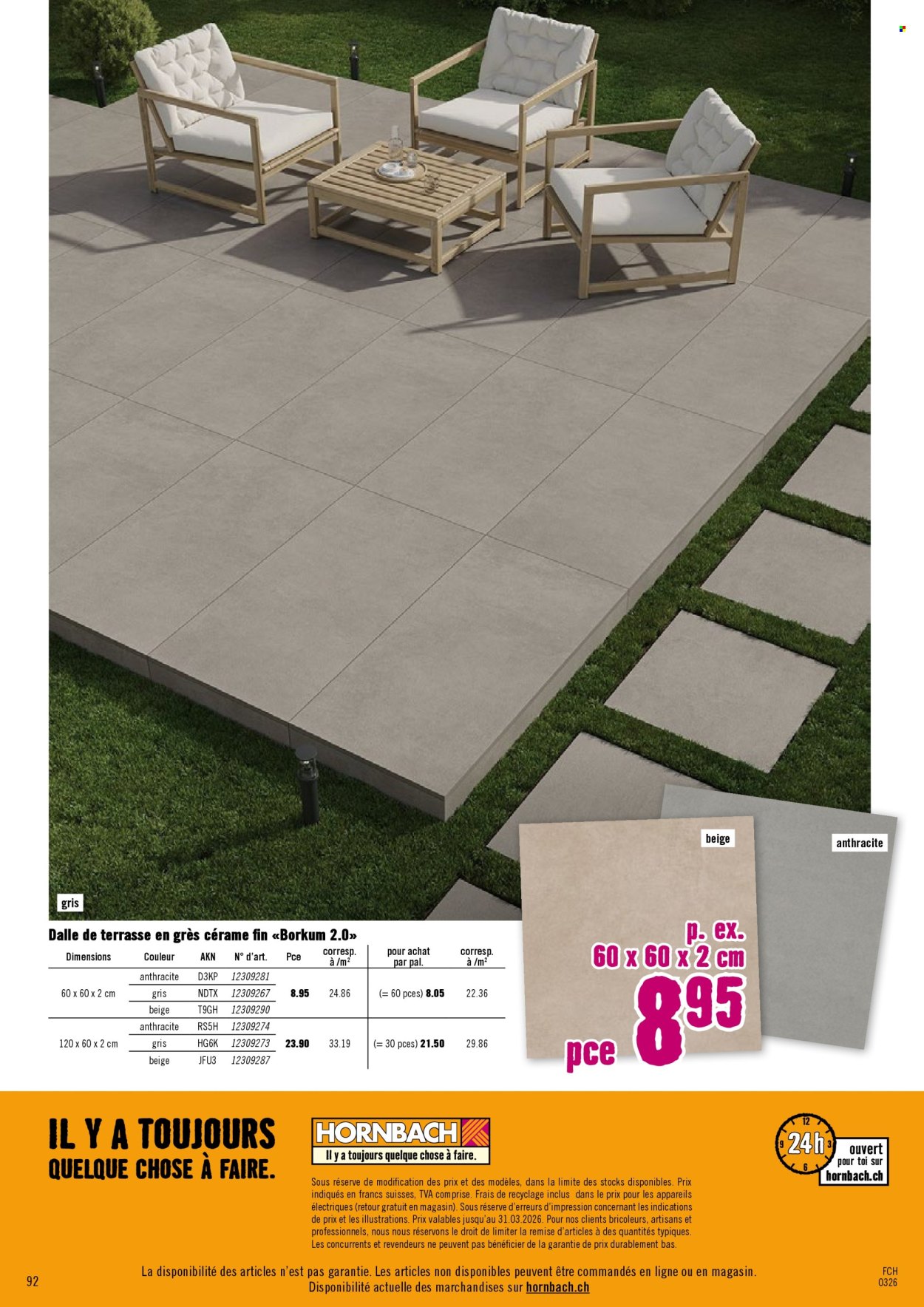 Volantino Hornbach. Pagina 92