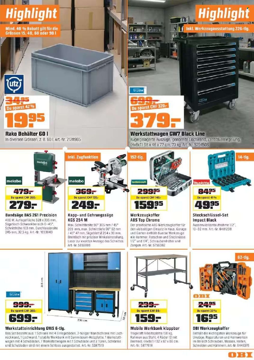 Volantino OBI - 7.10.2026 - 1.11.2026. Pagina 3