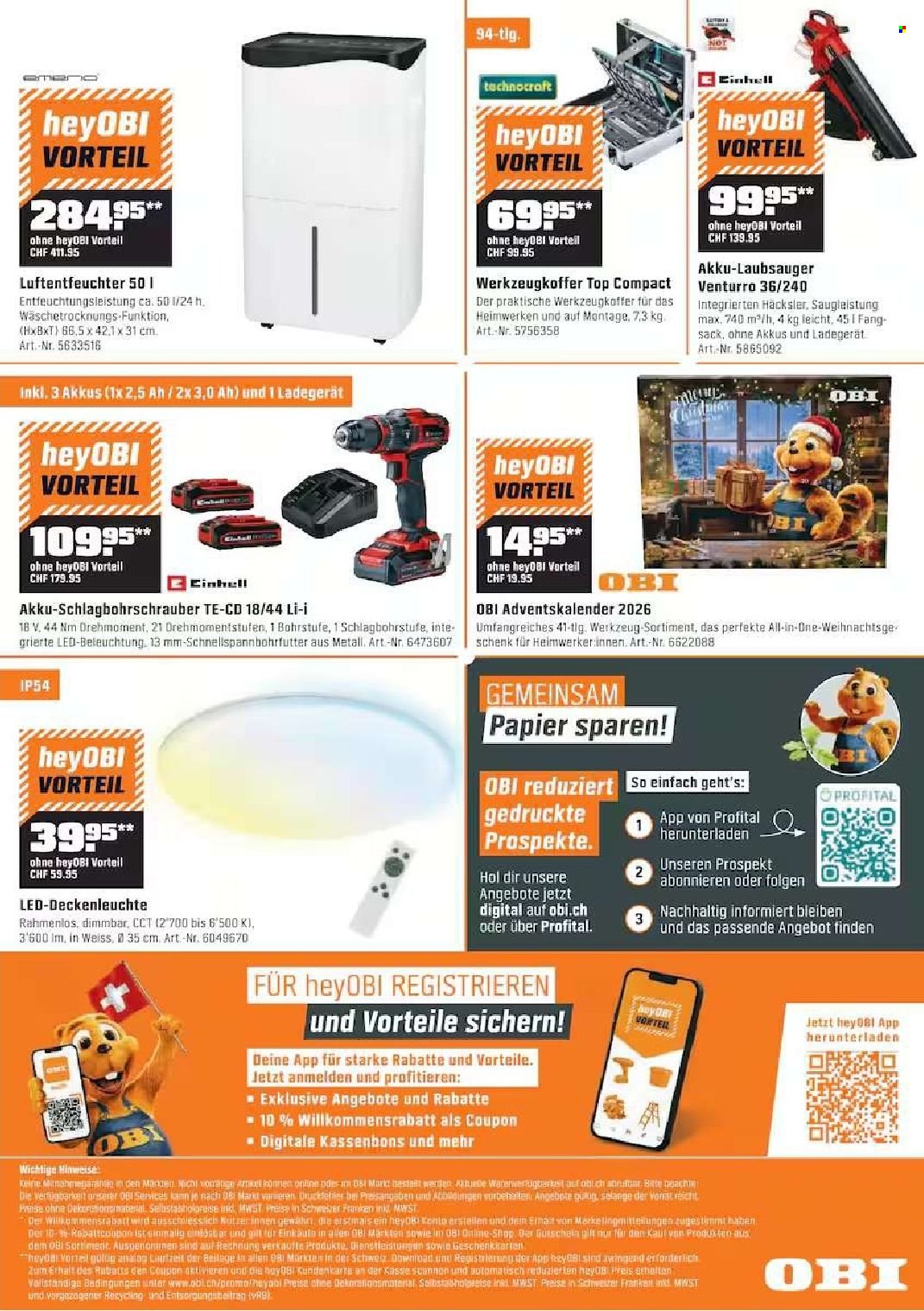 Volantino OBI - 7.10.2026 - 1.11.2026. Pagina 16