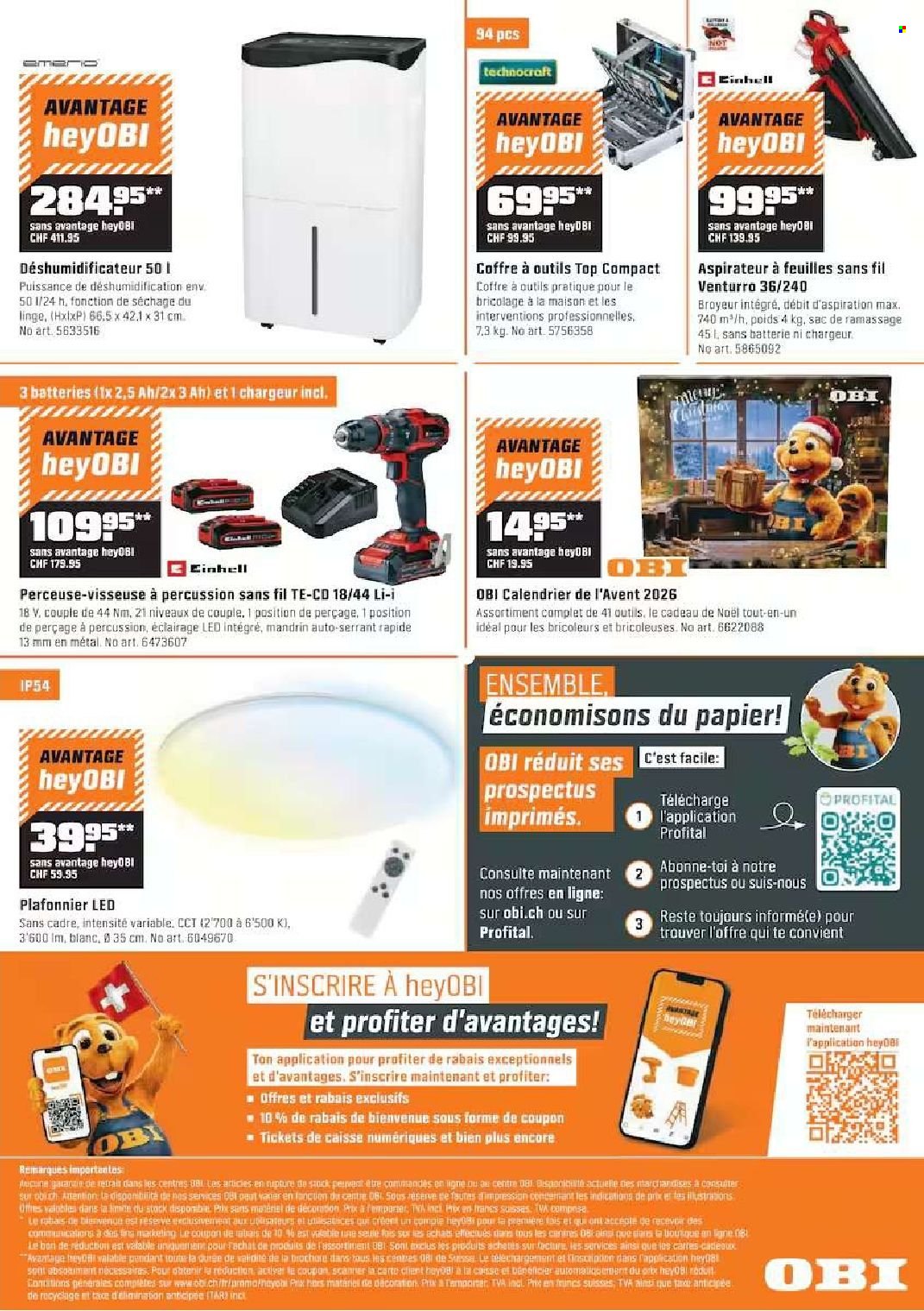 Volantino OBI - 7.10.2026 - 1.11.2026. Pagina 16
