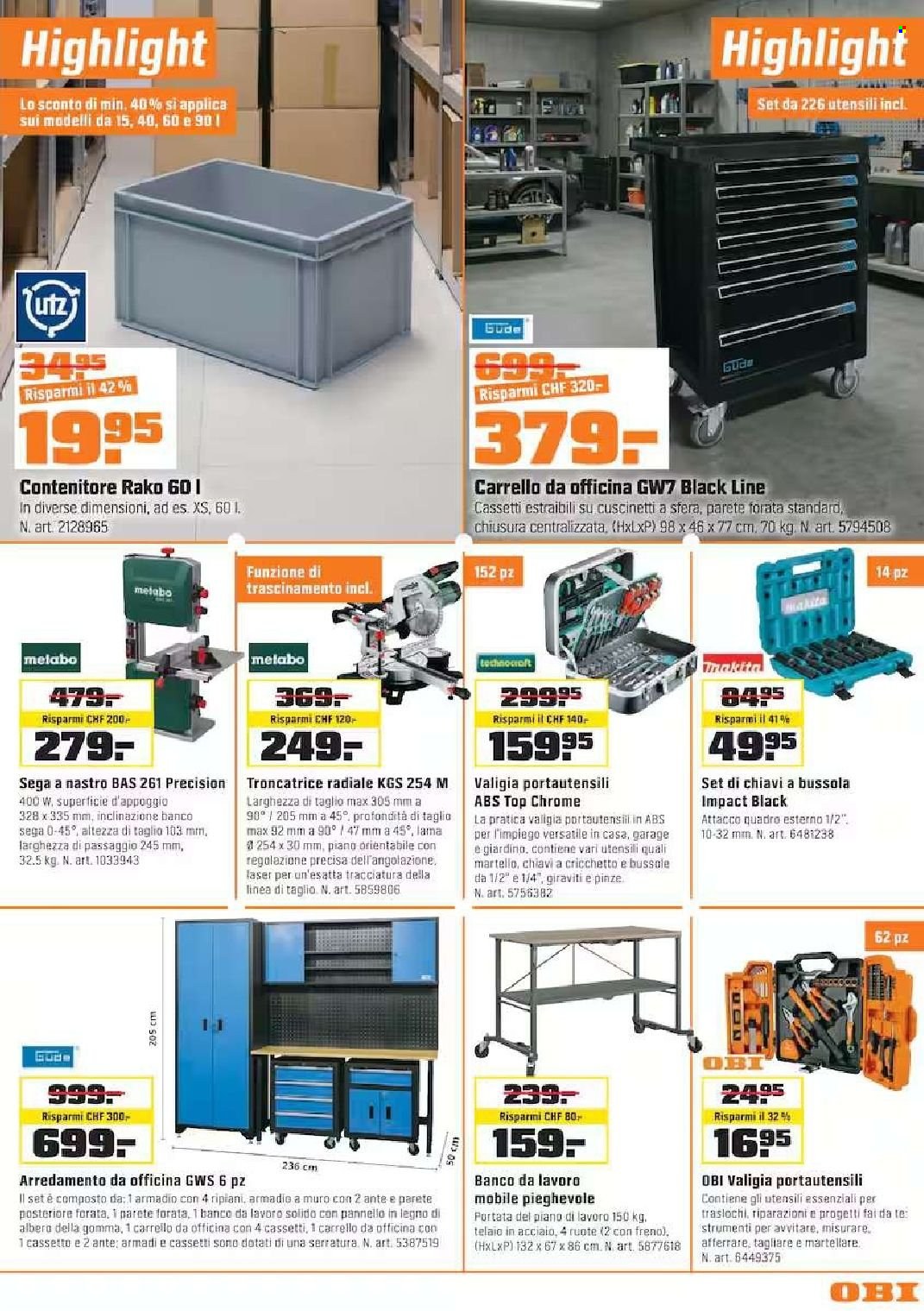 Volantino OBI - 7.10.2026 - 1.11.2026. Pagina 3