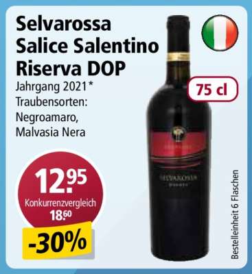 Selvarossa Salice Salentino Riserva DOP