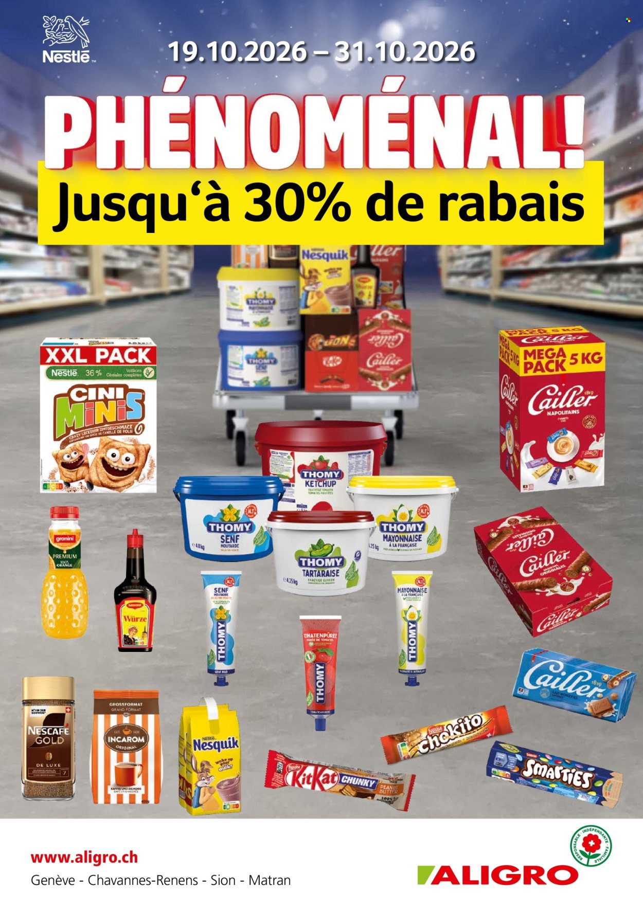 Volantino ALIGRO - 19.10.2026 - 31.10.2026. Pagina 1