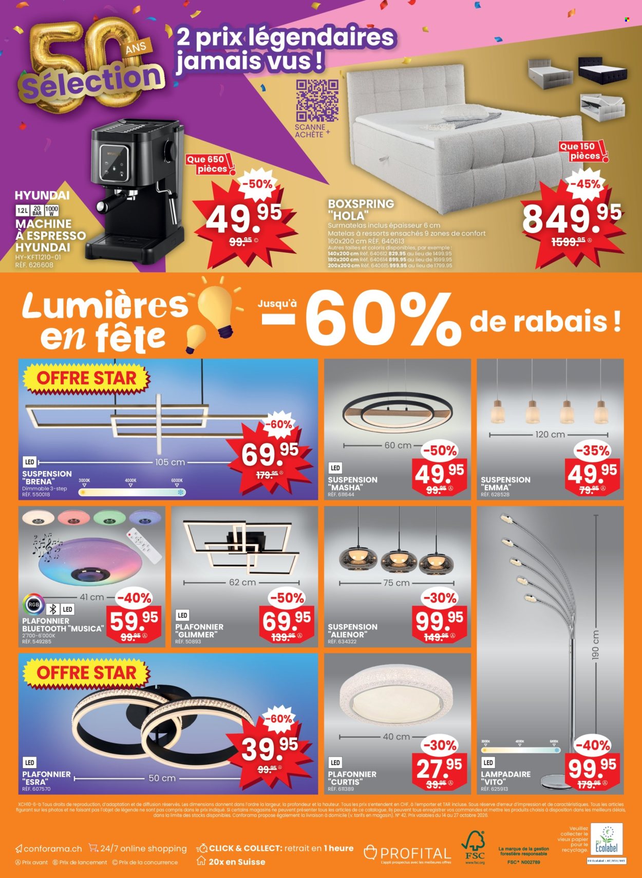 Volantino Conforama - 14.10.2026 - 27.10.2026. Pagina 16