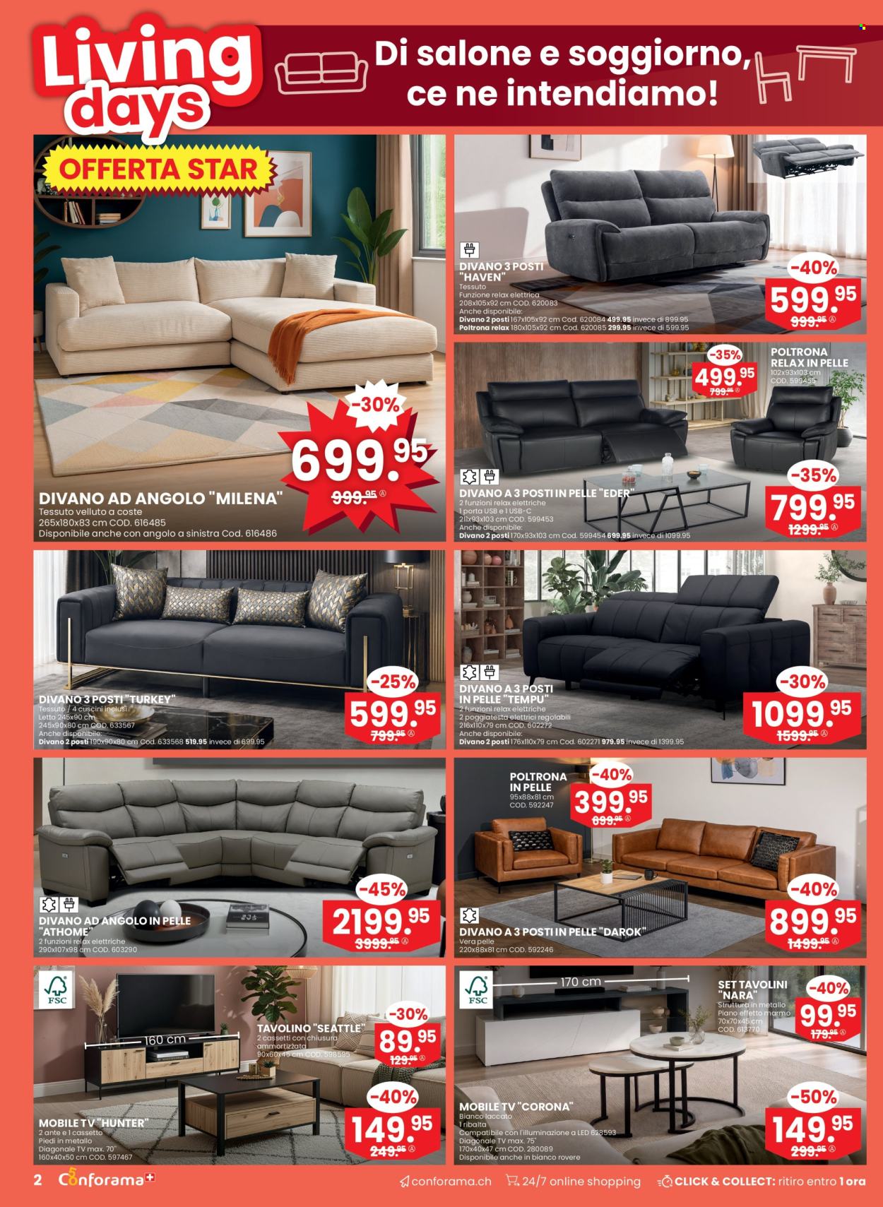 Volantino Conforama - 14.10.2026 - 27.10.2026. Pagina 2