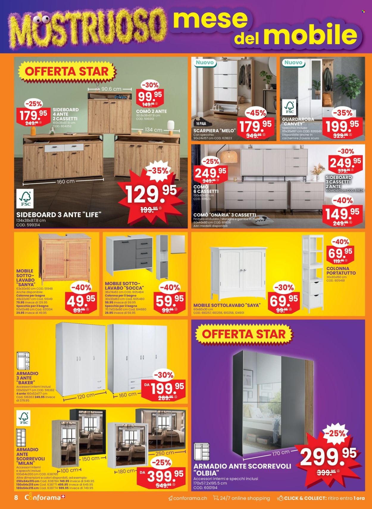 Volantino Conforama - 14.10.2026 - 27.10.2026. Pagina 8
