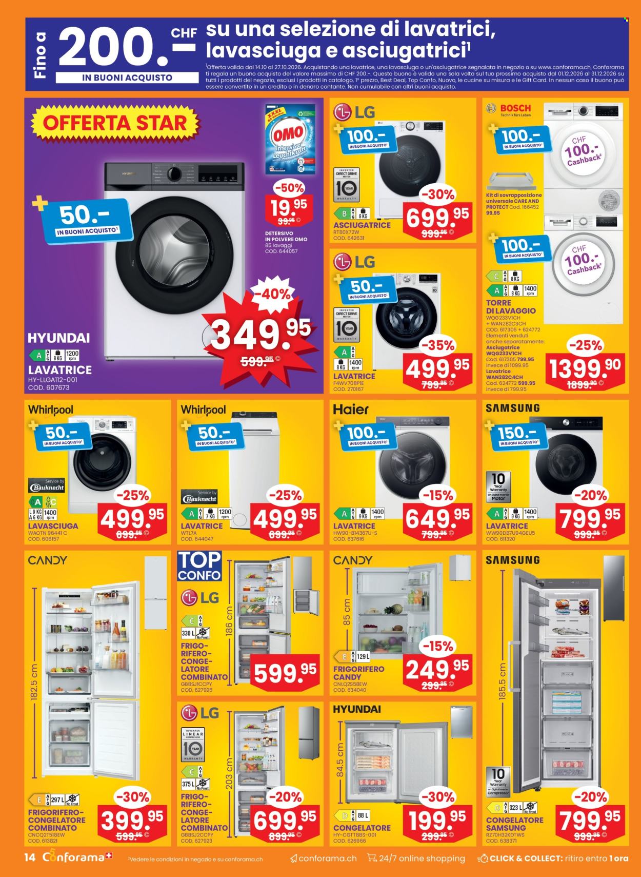 Volantino Conforama - 14.10.2026 - 27.10.2026. Pagina 14