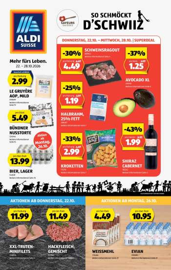 Volantino Aldi - 22.10.2026 - 28.10.2026.