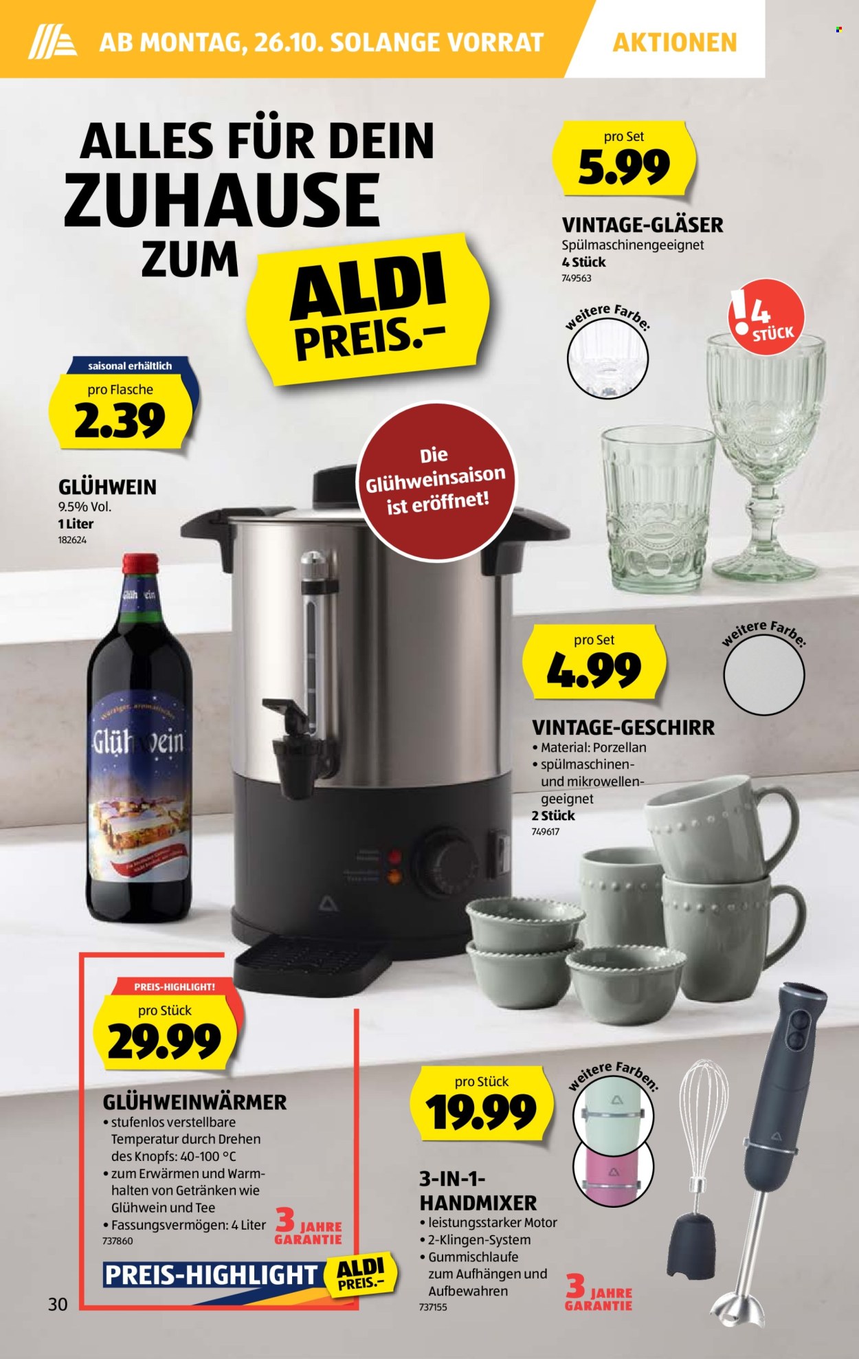 Volantino Aldi - 22.10.2026 - 28.10.2026. Pagina 30