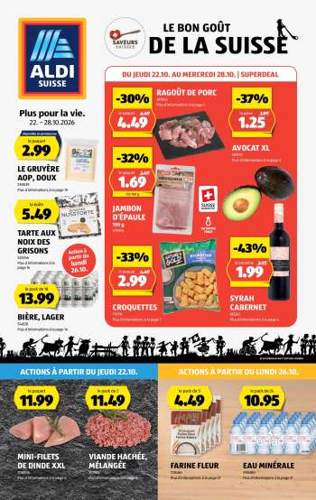 Volantino Aldi - 22.10.2026 - 28.10.2026.