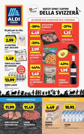 Volantino Aldi - 22.10.2026 - 28.10.2026.