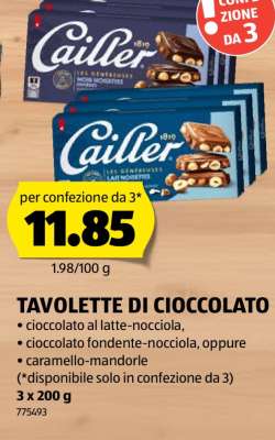 TAVOLETTE DI CIOCCOLATO
