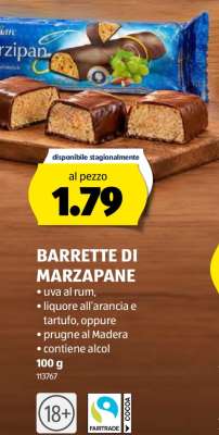BARRETTE DI MARZAPANE