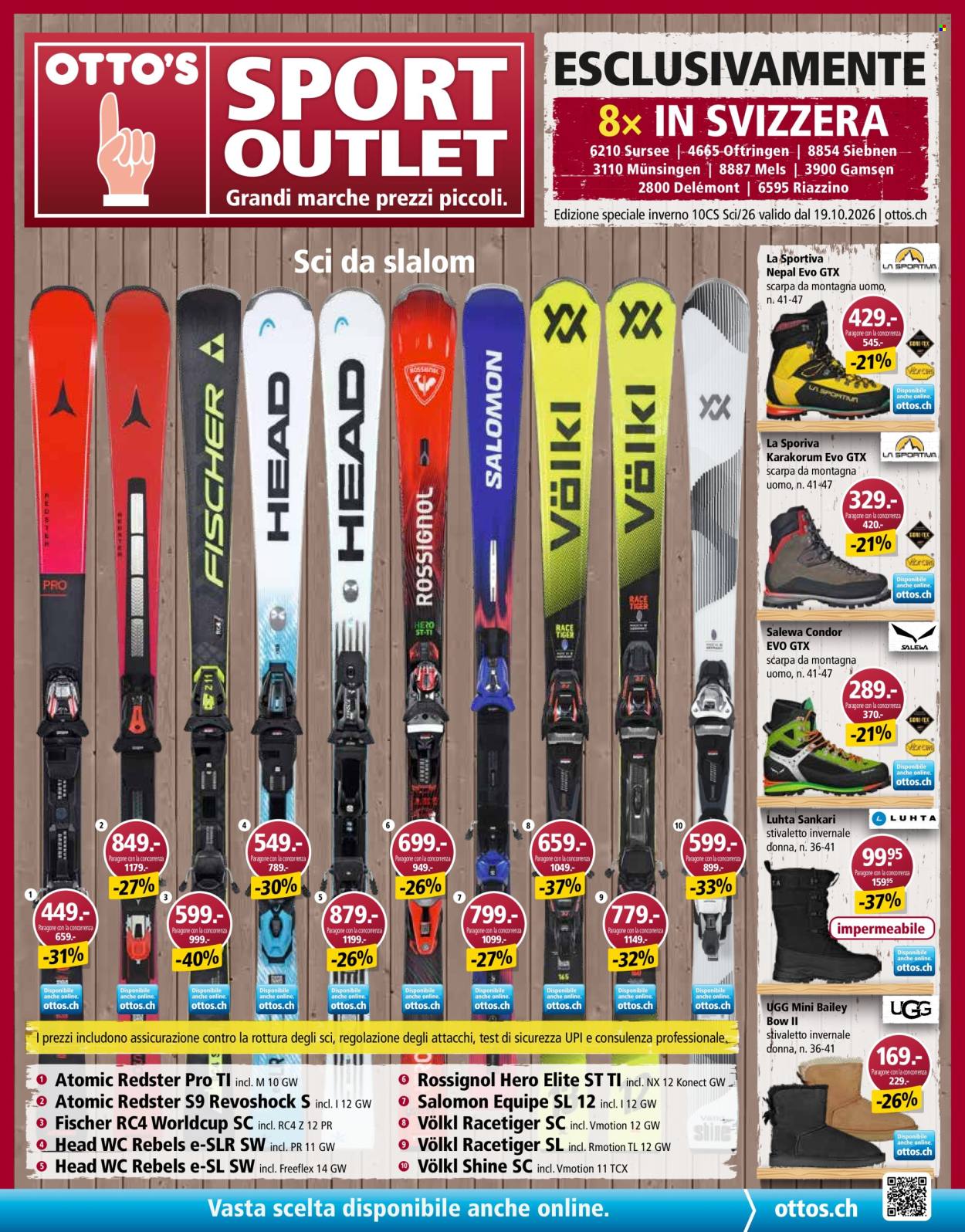 Volantino Otto's. Pagina 1