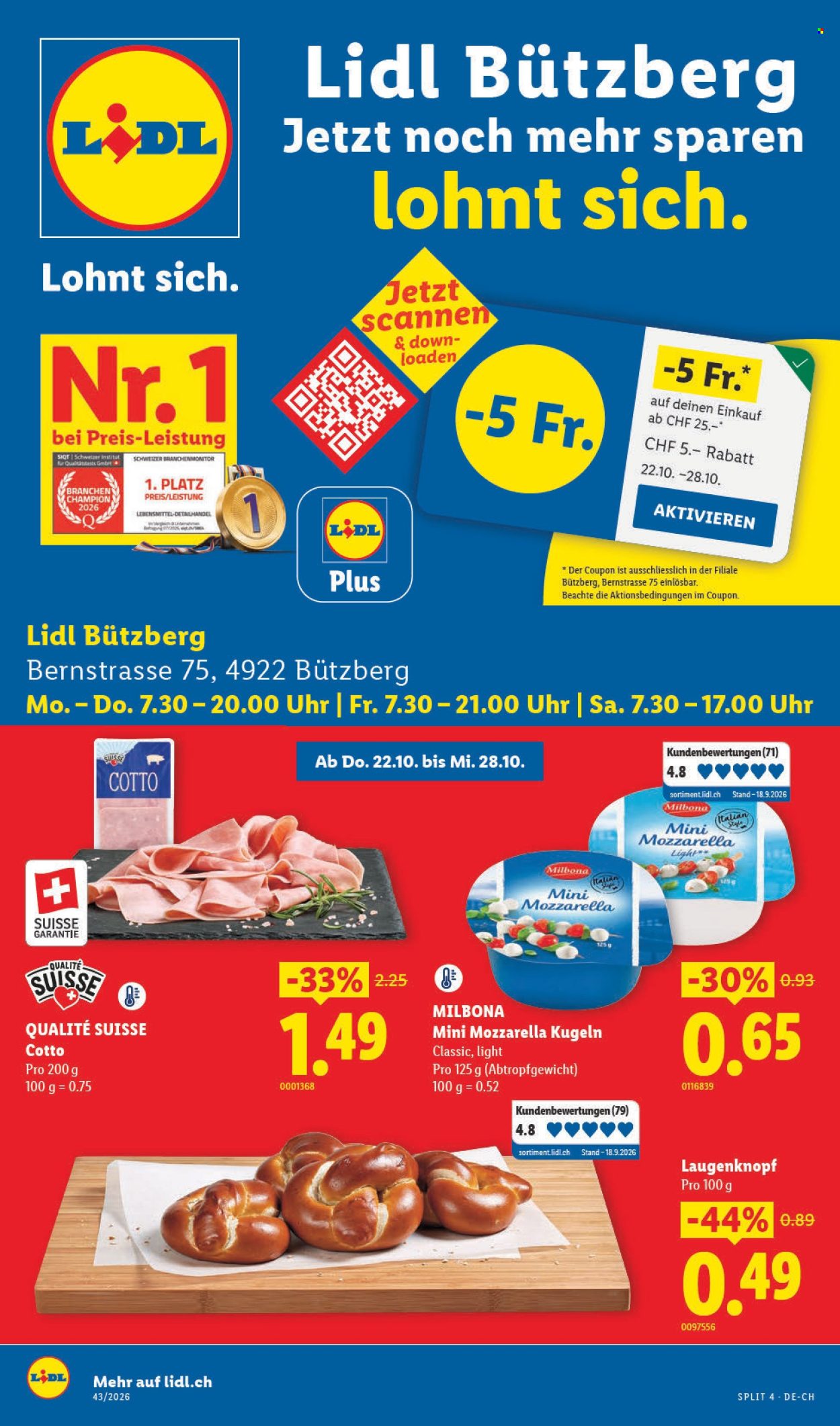 Volantino Lidl - 22.10.2026 - 28.10.2026. Pagina 1