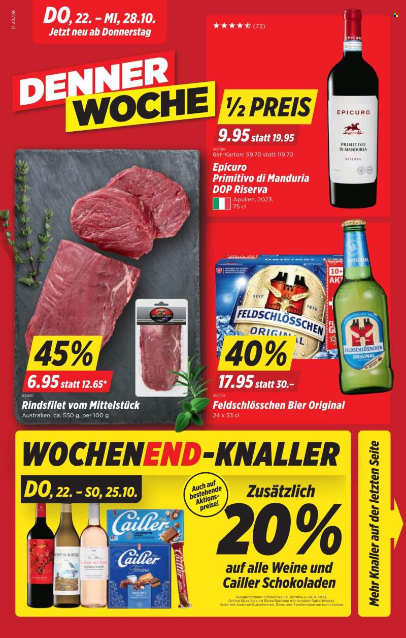 Prospekte Denner - 22.10.2026 - 28.10.2026.