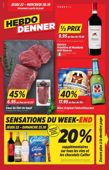 Volantino Denner - 22.10.2026 - 28.10.2026.