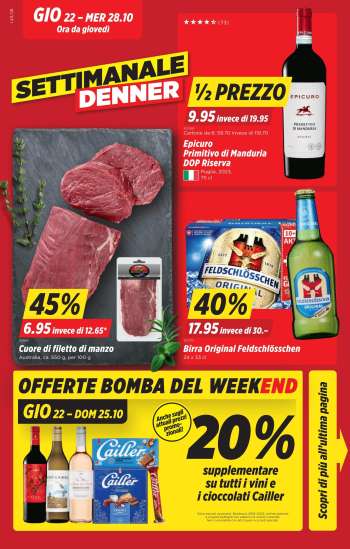 Volantino Denner - 22.10.2026 - 28.10.2026.