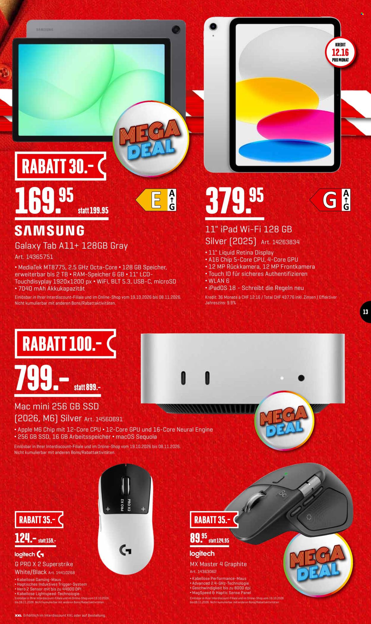 Volantino Interdiscount - 19.10.2026 - 8.11.2026. Pagina 13