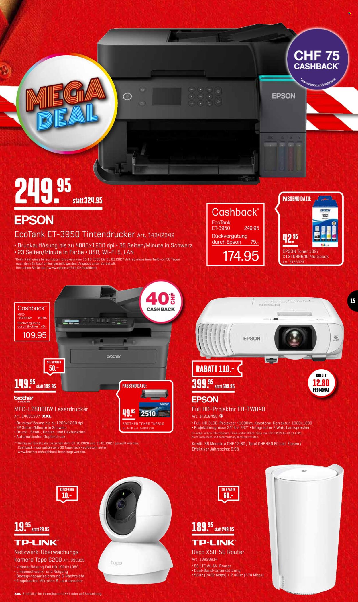 Volantino Interdiscount - 19.10.2026 - 8.11.2026. Pagina 15