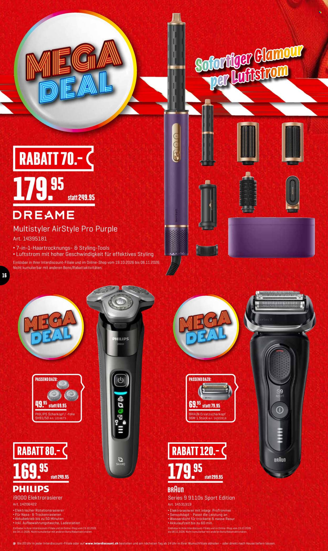 Volantino Interdiscount - 19.10.2026 - 8.11.2026. Pagina 16