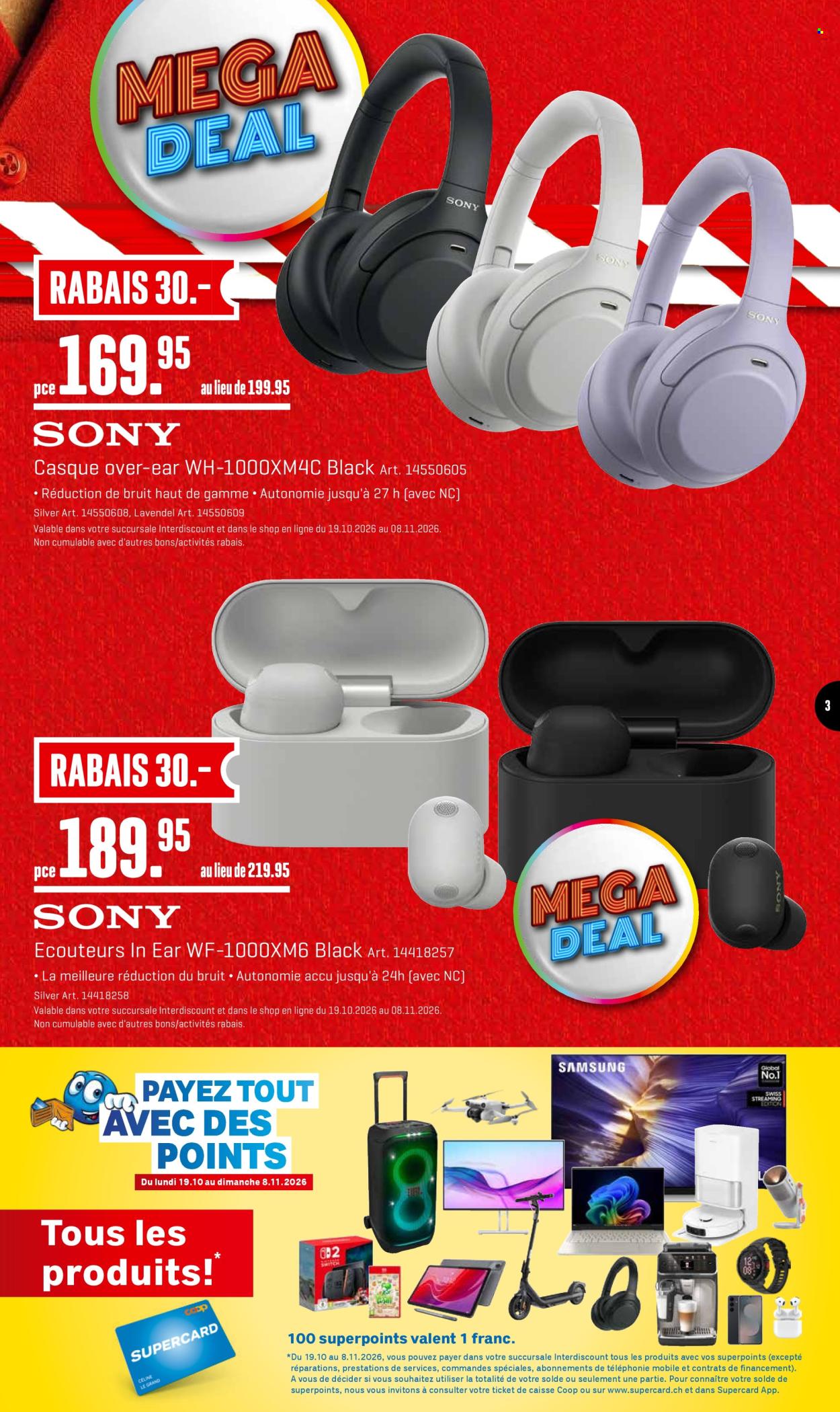 Volantino Interdiscount - 19.10.2026 - 8.11.2026. Pagina 3