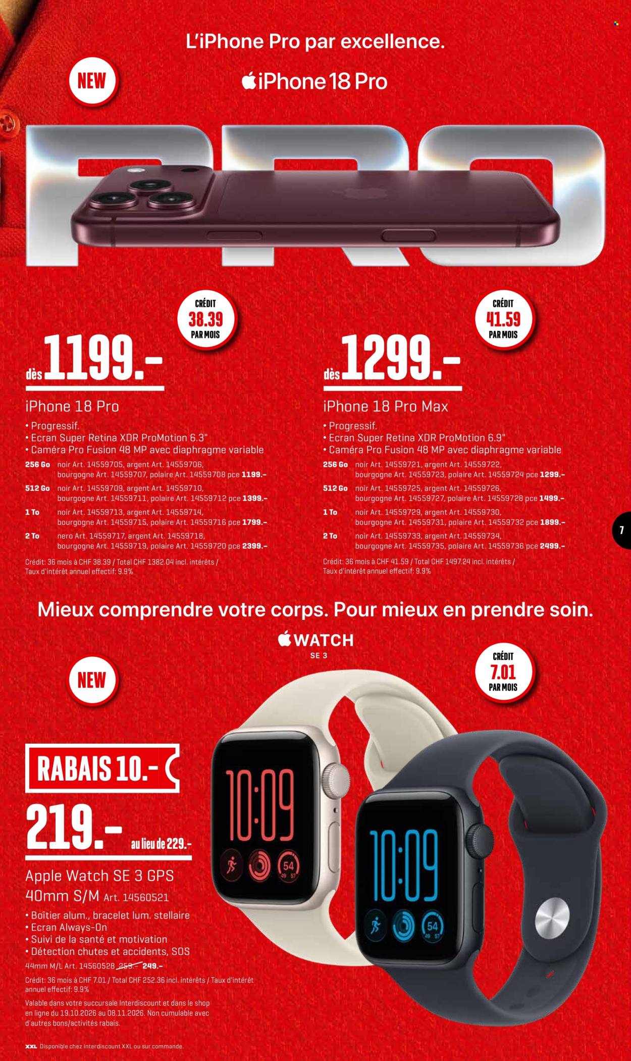 Volantino Interdiscount - 19.10.2026 - 8.11.2026. Pagina 7