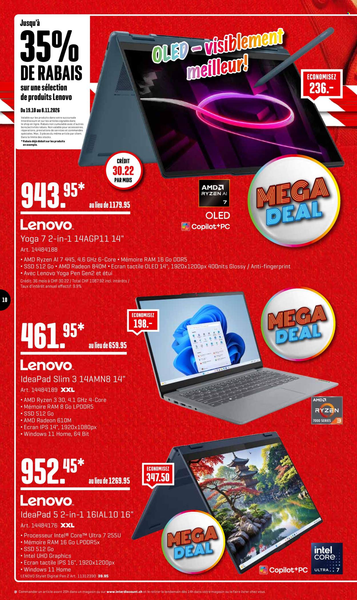 Volantino Interdiscount - 19.10.2026 - 8.11.2026. Pagina 10