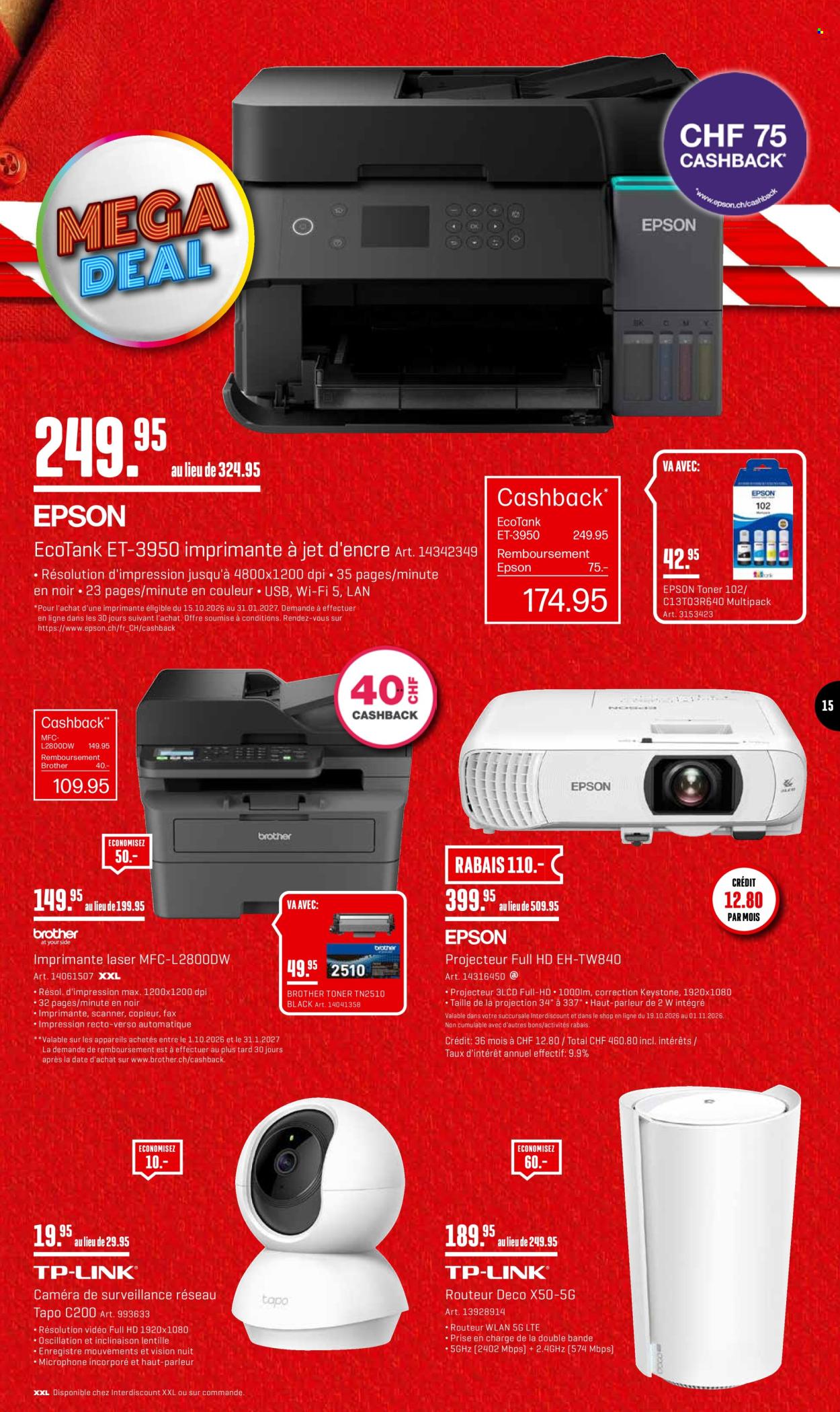 Volantino Interdiscount - 19.10.2026 - 8.11.2026. Pagina 15