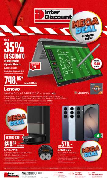 Volantino Interdiscount - 19.10.2026 - 8.11.2026.