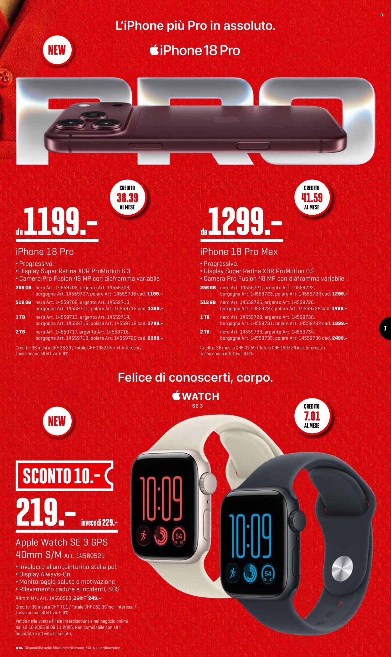 Volantino Interdiscount - 19.10.2026 - 8.11.2026. Pagina 7
