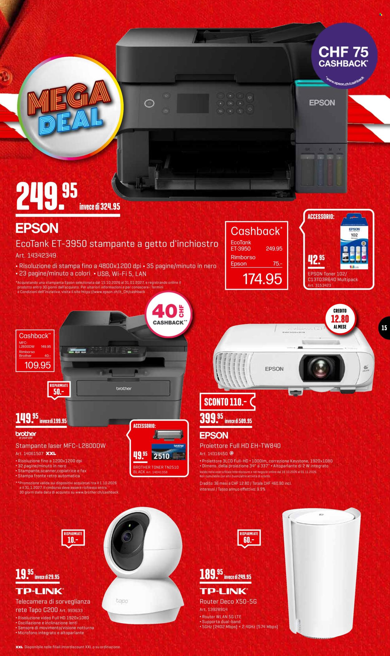 Volantino Interdiscount - 19.10.2026 - 8.11.2026. Pagina 15