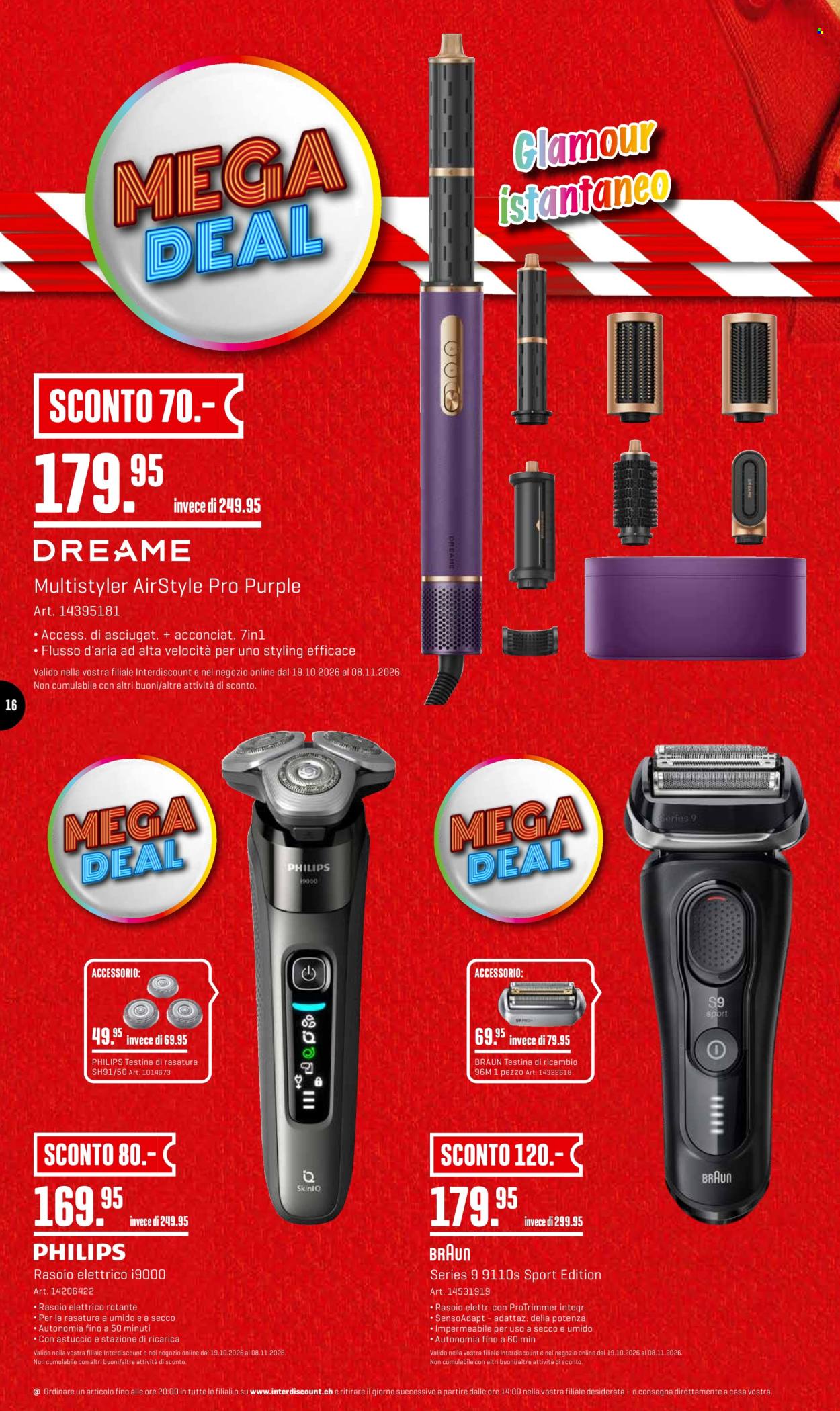 Volantino Interdiscount - 19.10.2026 - 8.11.2026. Pagina 16