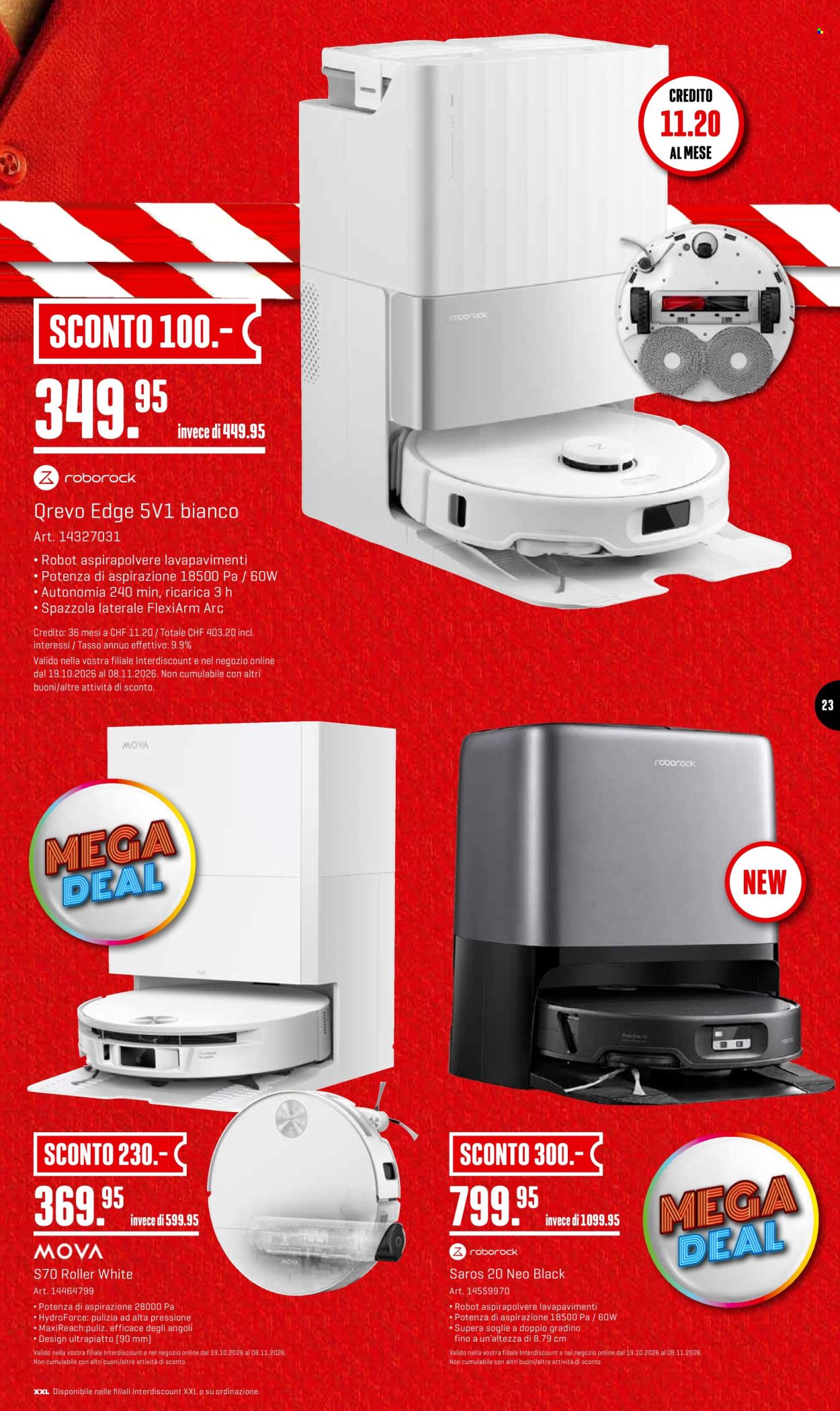 Volantino Interdiscount - 19.10.2026 - 8.11.2026. Pagina 23