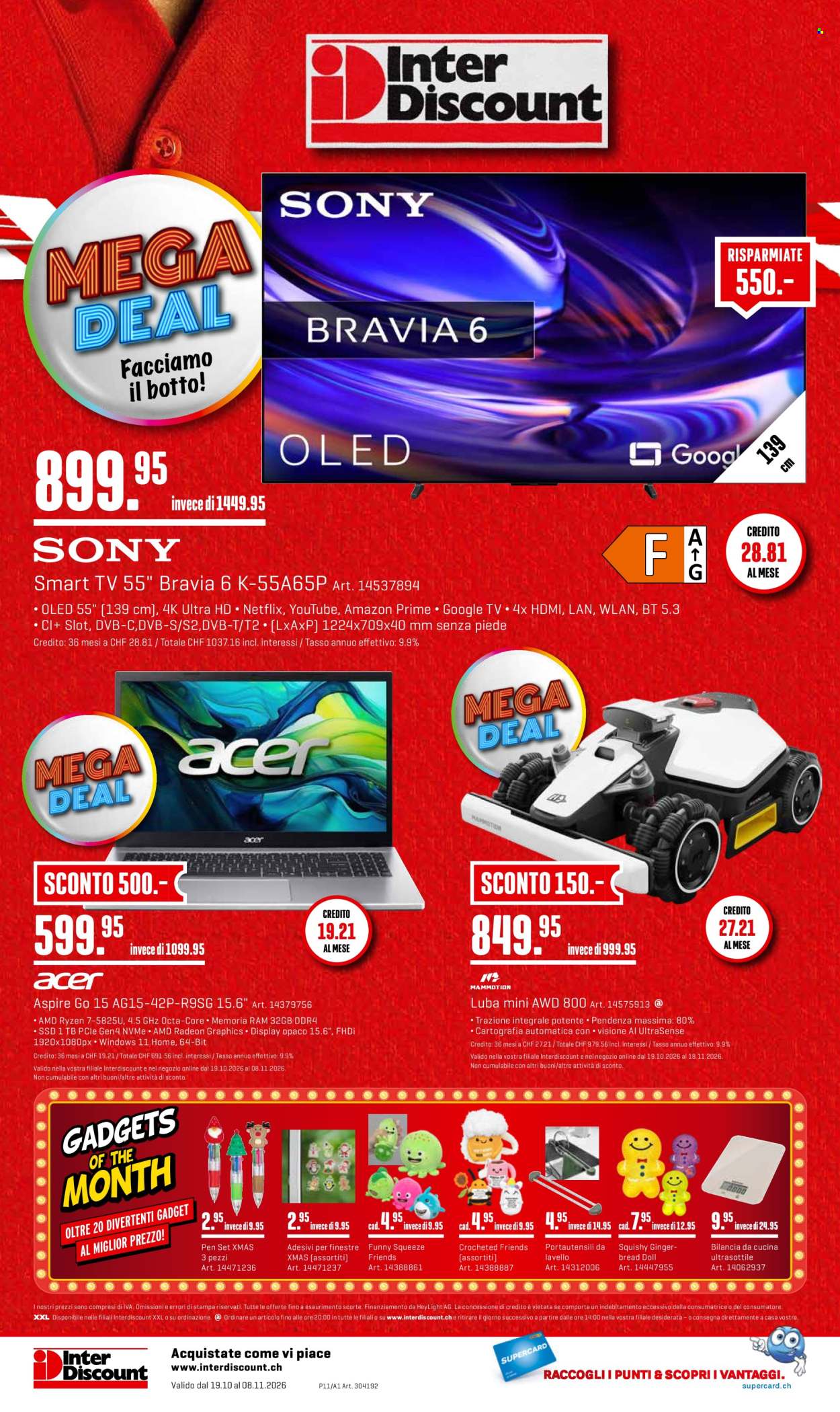 Volantino Interdiscount - 19.10.2026 - 8.11.2026. Pagina 24