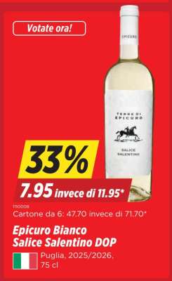 Epicuro Bianco Salice Salentino DOP