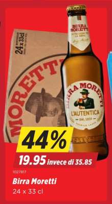 BIRRA MORETTI