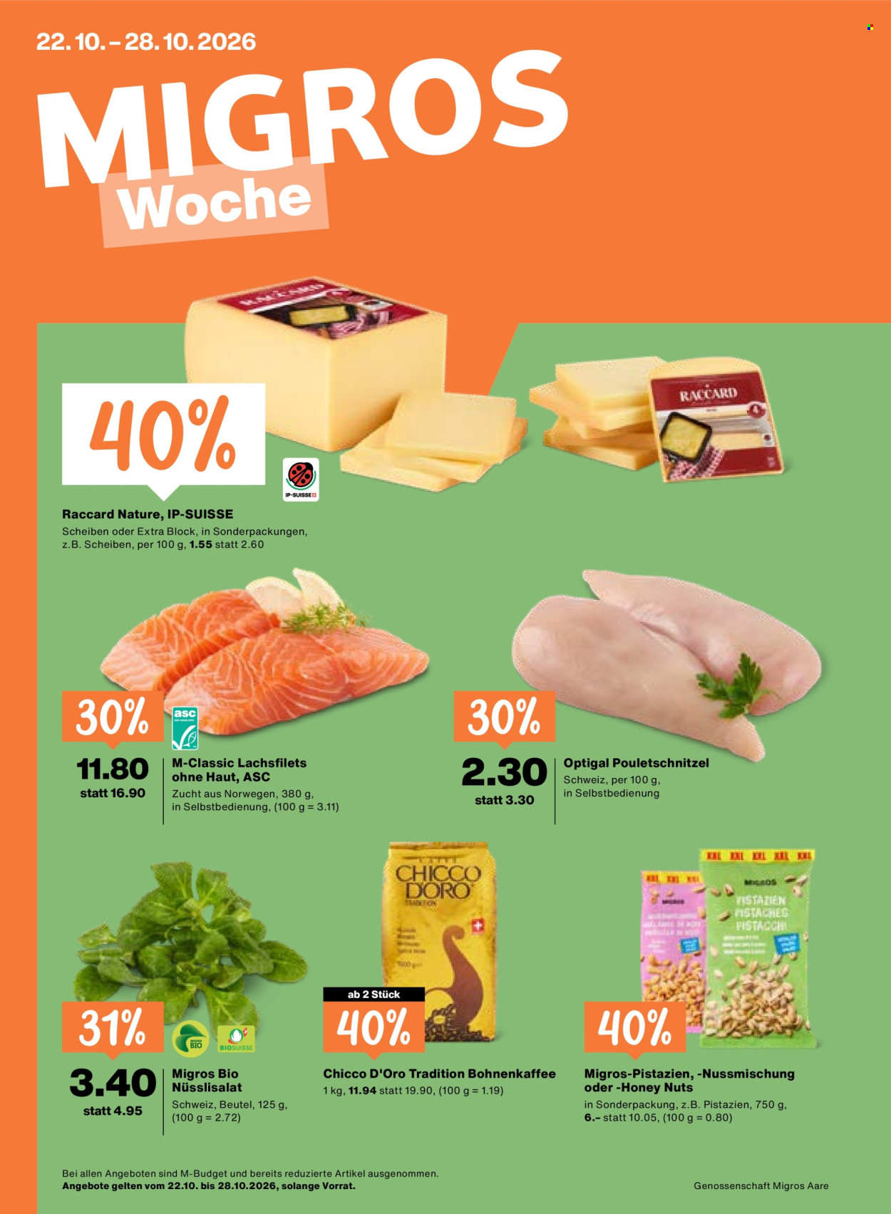 Volantino Migros - 22.10.2026 - 28.10.2026. Pagina 1