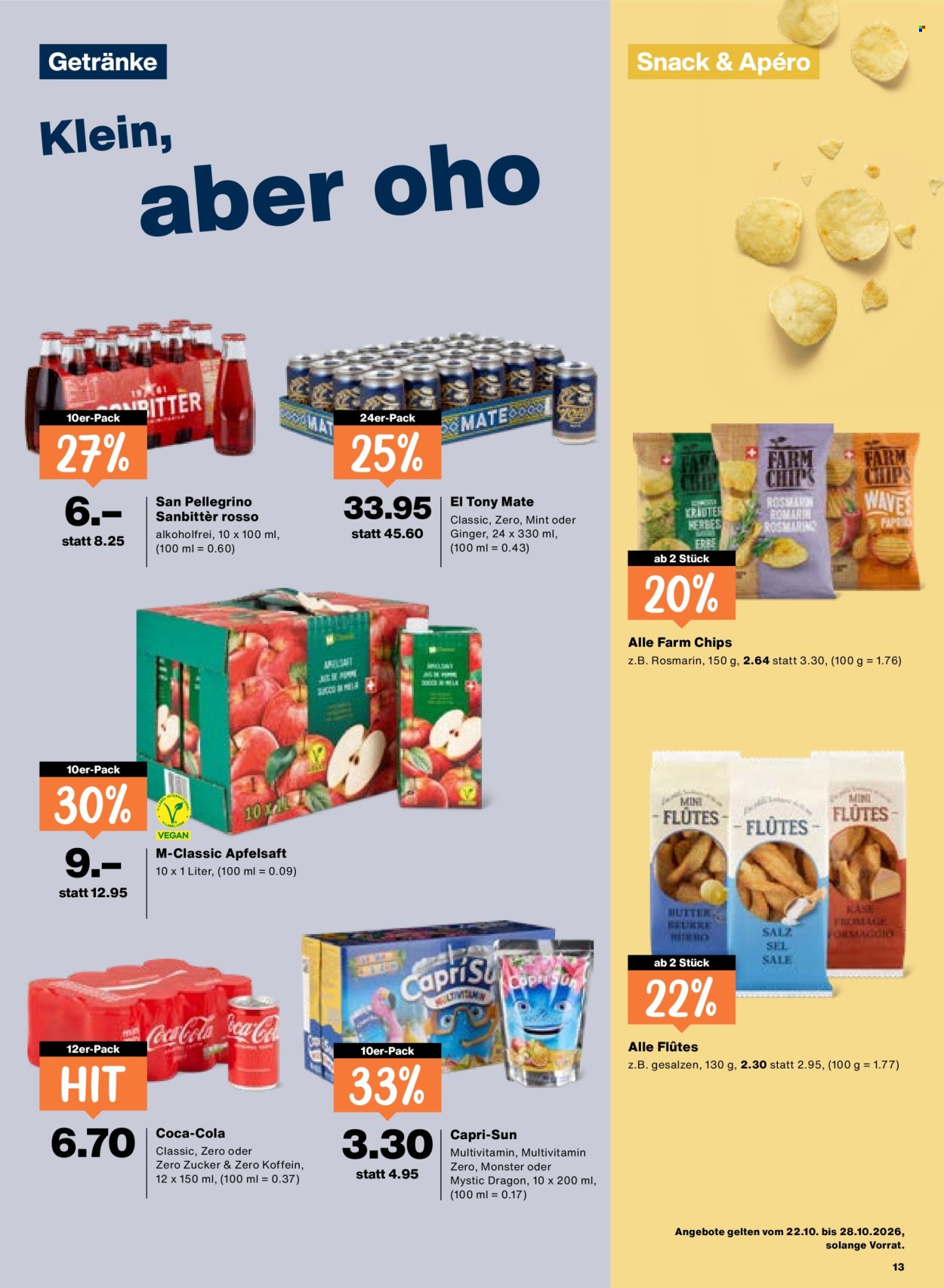 Volantino Migros - 22.10.2026 - 28.10.2026. Pagina 13
