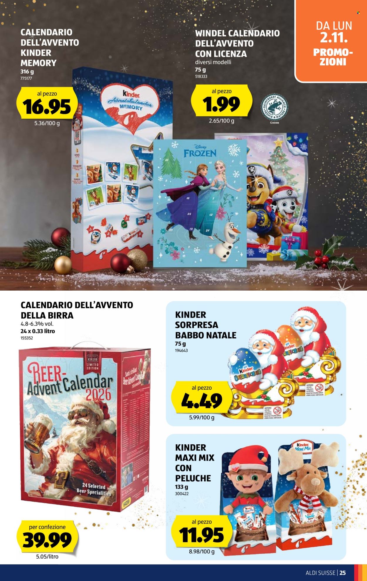 Volantino Aldi - 29.10.2026 - 4.11.2026. Pagina 25