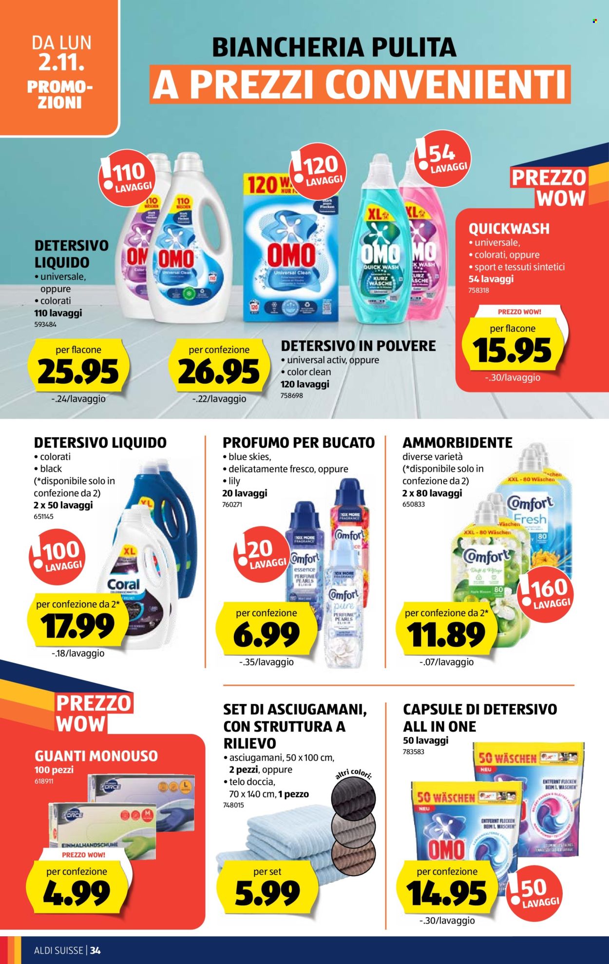 Volantino Aldi - 29.10.2026 - 4.11.2026. Pagina 34