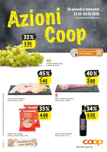 Volantino Coop - 22.10.2026 - 28.10.2026.