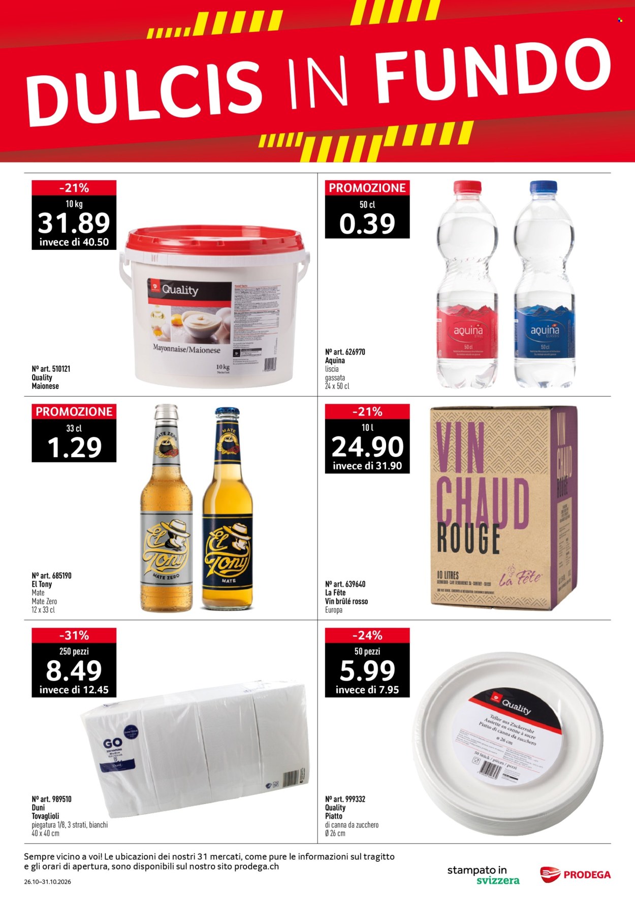 Volantino Prodega - 26.10.2026 - 31.10.2026. Pagina 40