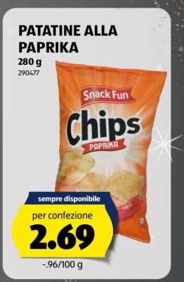 PATATINE ALLA PAPRIKA