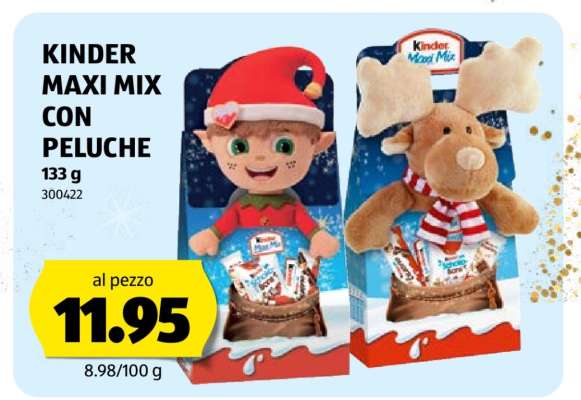 Kinder MAXI - MIX CON PELUCHE